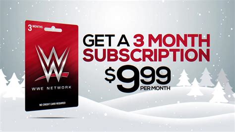 WWE Network Gift Card TV commercial - Give the Perfect Gift This Holiday Season
