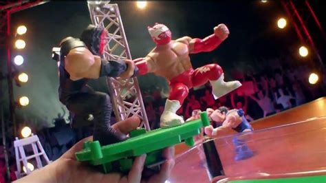 WWE Power Slammers Wrecking Brawl Playset TV commercial