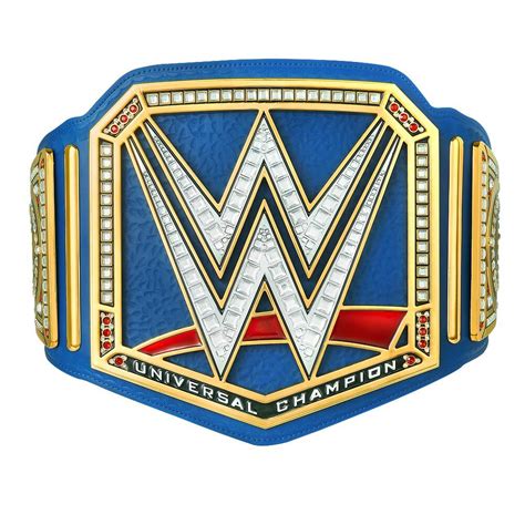 WWE Shop Blue Universal Championship Replica Title Belt logo