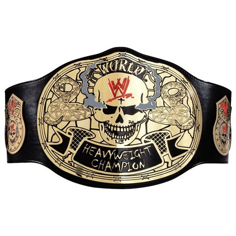 WWE Shop Stone Cold Smoking Skull Championship Replica Title Belt 5mm logo