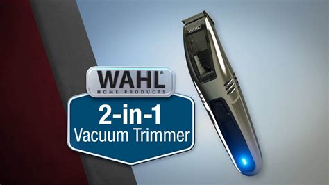 Wahl 2-in-1 Vacuum Trimmer TV commercial - Cleans Up After Itself