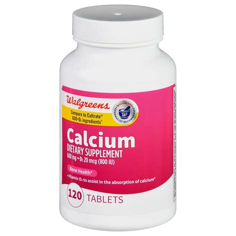 Walgreens Calcium Dietary Supplement logo