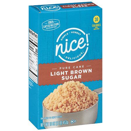 Walgreens Nice! Light Brown Sugar logo