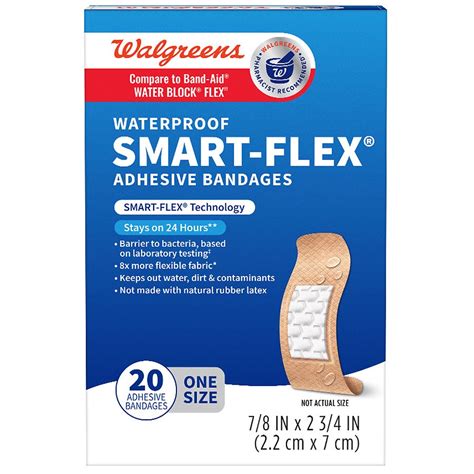 Walgreens Smart-Flex Adhesive Bandages logo