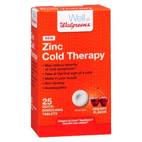 Walgreens Zinc Cold Therapy