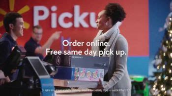Walmart TV commercial - Control Your Holidays With Pickup Today