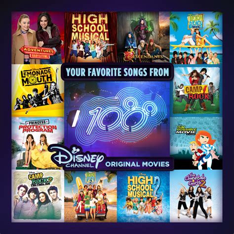 Walt Disney Records Your Favorite Songs from 100 Disney Channel Original Movies logo
