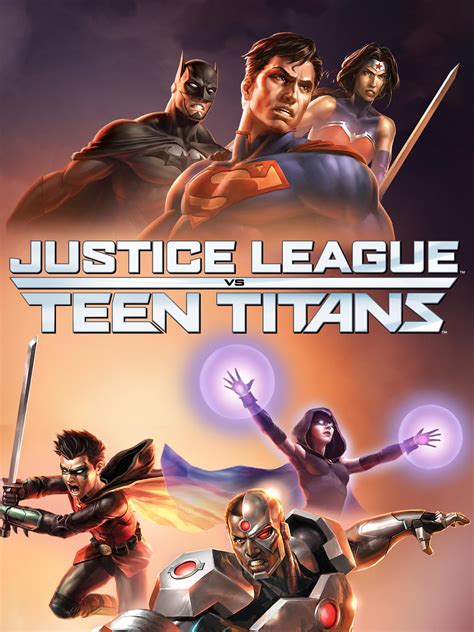Warner Home Entertainment Justice League vs. Teen Titans logo