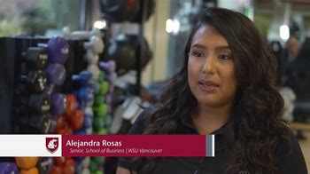 Washington State University TV commercial - Alejandra Rosas: School of Business
