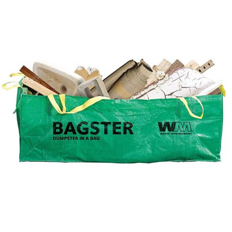 Waste Management Bagster Bag logo