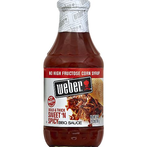 Weber Bold & Thick Sweet 'N Spicy BBQ Sauce