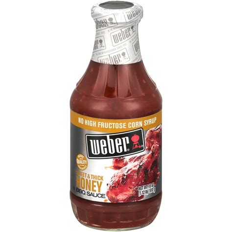 Weber Sweet & Thick Honey BBQ Sauce logo
