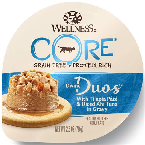 Wellness Pet Food Divine Duos Tilapia Pate & Diced Ahi Tuna logo