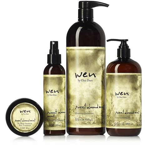 Wen Hair Care By Chaz Dean Sweet Almond Mint Hair Care System logo