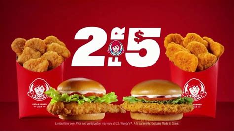 Wendys 2 for $5 TV commercial - ¡Un 2 for $5 bien hecho!