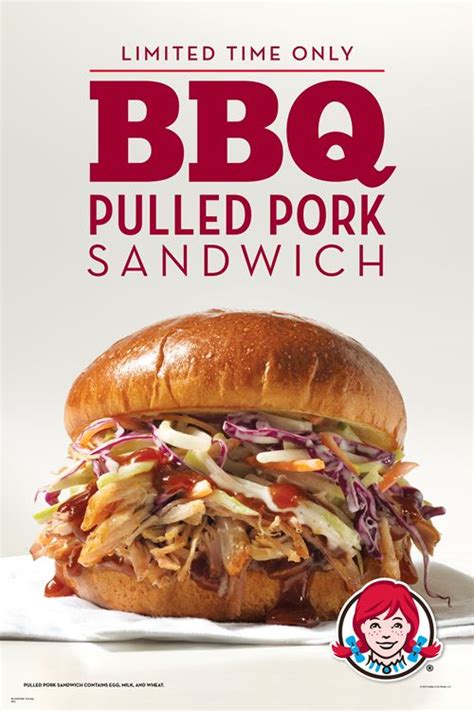 Wendy's BBQ Pulled Pork Sandwich logo