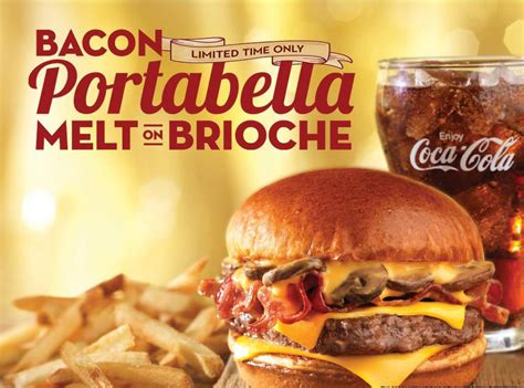 Wendy's Bacon Portabella Melt on Brioche logo