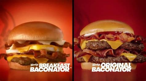 Wendys Baconator TV commercial - Shakin and Wakin