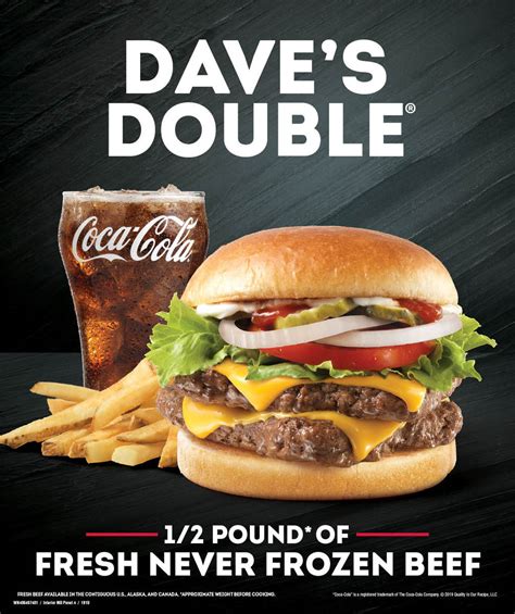Wendy's Dave's Double logo