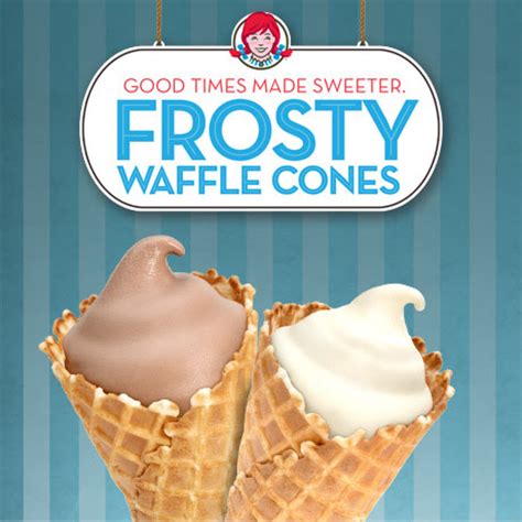 Wendy's Frosty Waffle Cone logo
