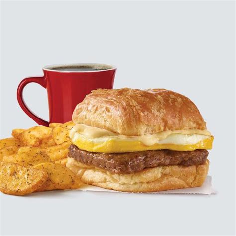 Wendy's Sausage, Egg & Swiss Croissant commercials