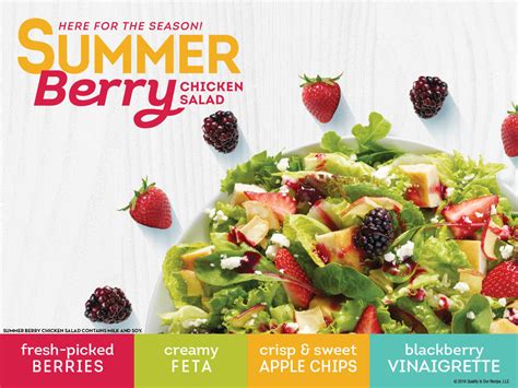 Wendy's Summer Berry Chicken Salad logo