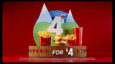 Wendys Swiss Jr. Bacon Cheeseburger TV commercial - News Alert