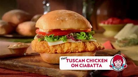 Wendy's Tuscan Chicken on Ciabatta TV Spot created for Wendy's