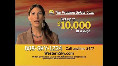 Western Sky Financial Problem Solver Loan TV Spot