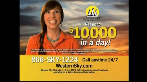 Western Sky Financial TV Spot, '$10,000 in a Day'