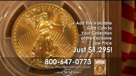 Westminster Mint 2019 $50 American Gold Eagle Coin TV commercial - Investment Potential