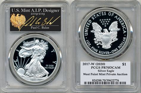 Westminster Mint 2020 $1 American Silver Eagle Coin commercials