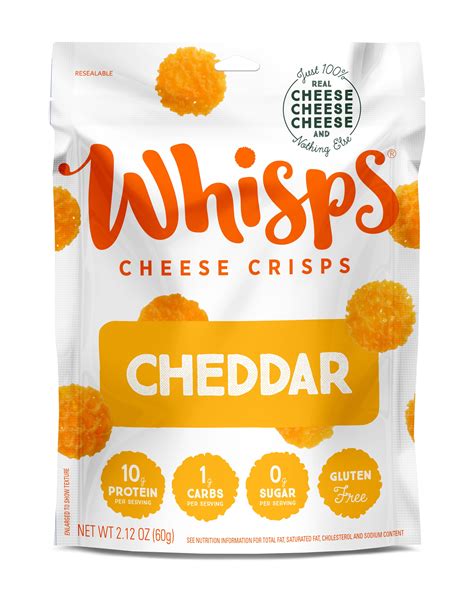 Whisps Cheddar Cheese Crisps logo