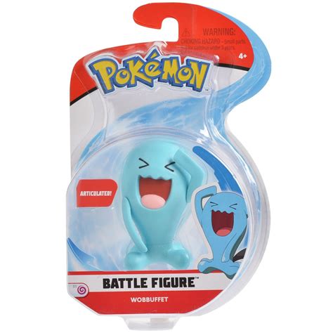 Wicked Cool Toys Pokémon 3 Inch Battle Figures: Wobbuffet logo