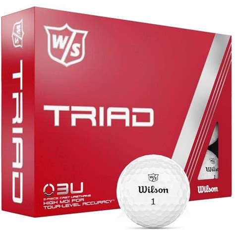 Wilson Triad Golf Balls commercials