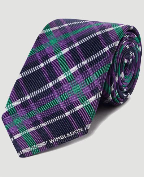 Wimbledon House Colour Check Tie logo