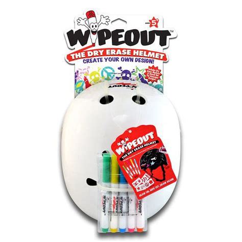 Wipeout Dry Erase Helmet logo