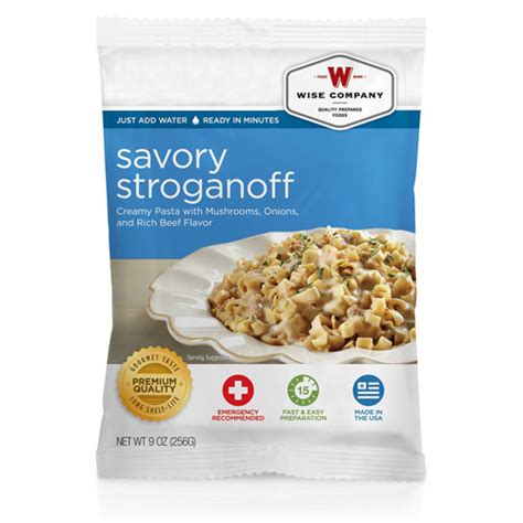 Wise Company Savory Stroganoff commercials
