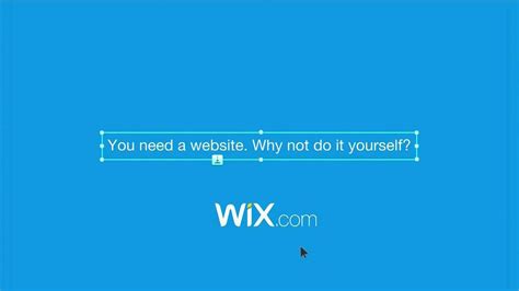 Wix.com TV commercial - Do It Yourself