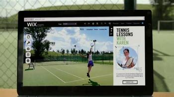 Wix.com TV Spot, 'Tennis Lessons with Karen'