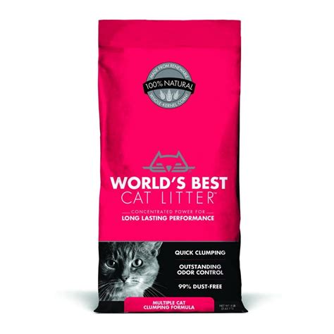 World's Best Cat Litter Scoopable Multiple Cat Clumping Formula