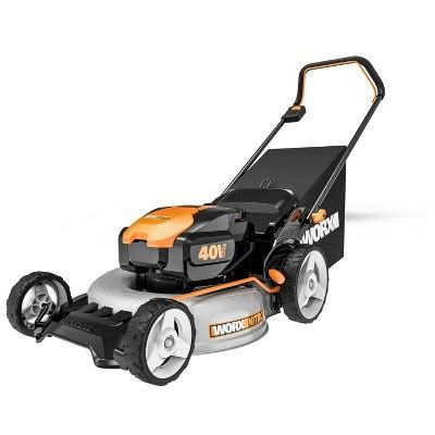 Worx Nitro 40V Cordless 21 in. Self-Propelled Lawn Mower commercials