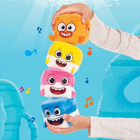 WowWee Baby Shark's Big Show! Song Cube Plushies