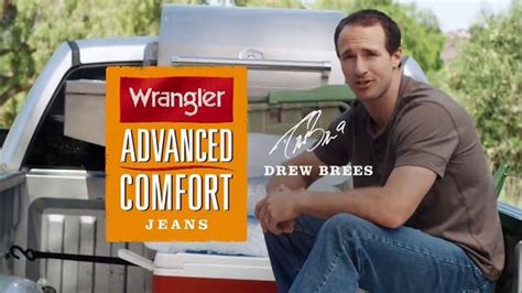 Wrangler Advanced Comfort Jeans TV Commercial Featuring Drew Brees created for Wrangler