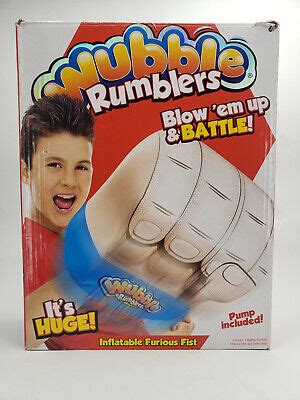 Wubble Bubble Ball Rumblers Inflatable Furious Fist logo