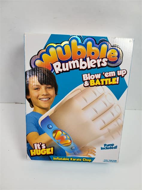 Wubble Bubble Ball Rumblers Inflatable Karate Chop logo
