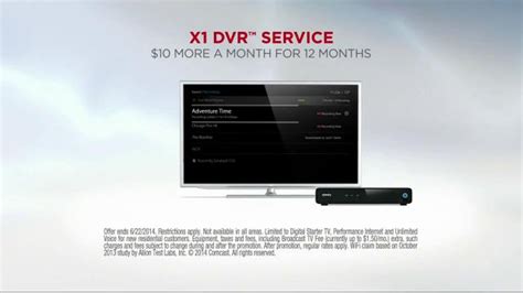 XFINITY Cloud X1 DVR TV Spot, 'Commercials' Featuring Carl Edwards