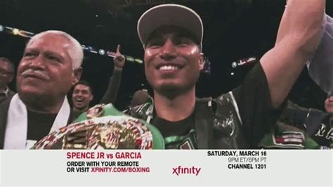 XFINITY TV commercial - World Welterweight Championship: Spence Jr. vs. Garcia