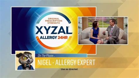 XYZAL Allergy 24HR TV Spot, 'Talk Show' featuring William John Austin