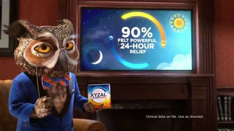 XYZAL Allergy 24HR TV commercial - The Proof Is in the Relief